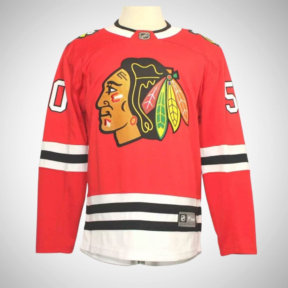 Fanatics Breakaway Chicago Blackhawks Corey Crawford #50 Jersey Mens Size S